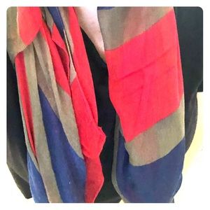 Silk blend or rayon type scarf from London